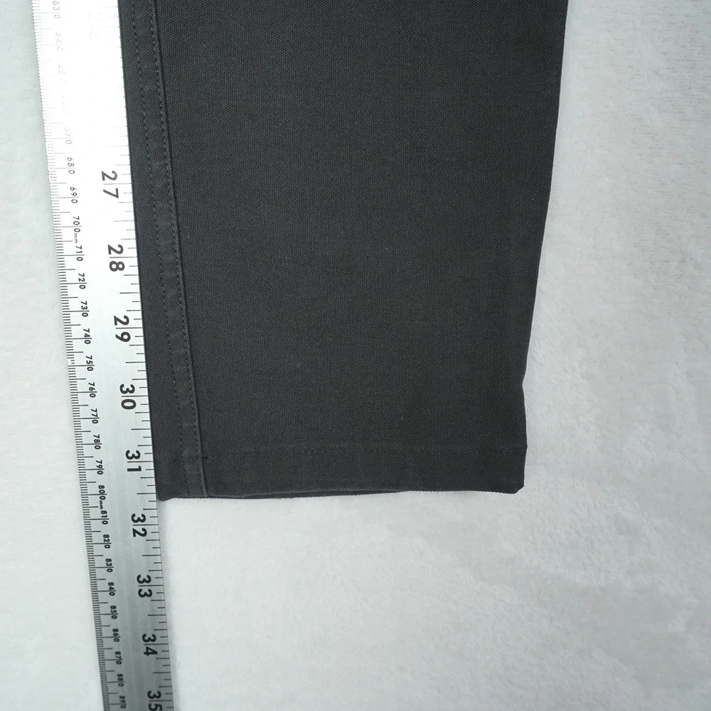 Lululemon ABC Pant Slim 31 Black Canvas Utility Trousers Mens Stretch Pants